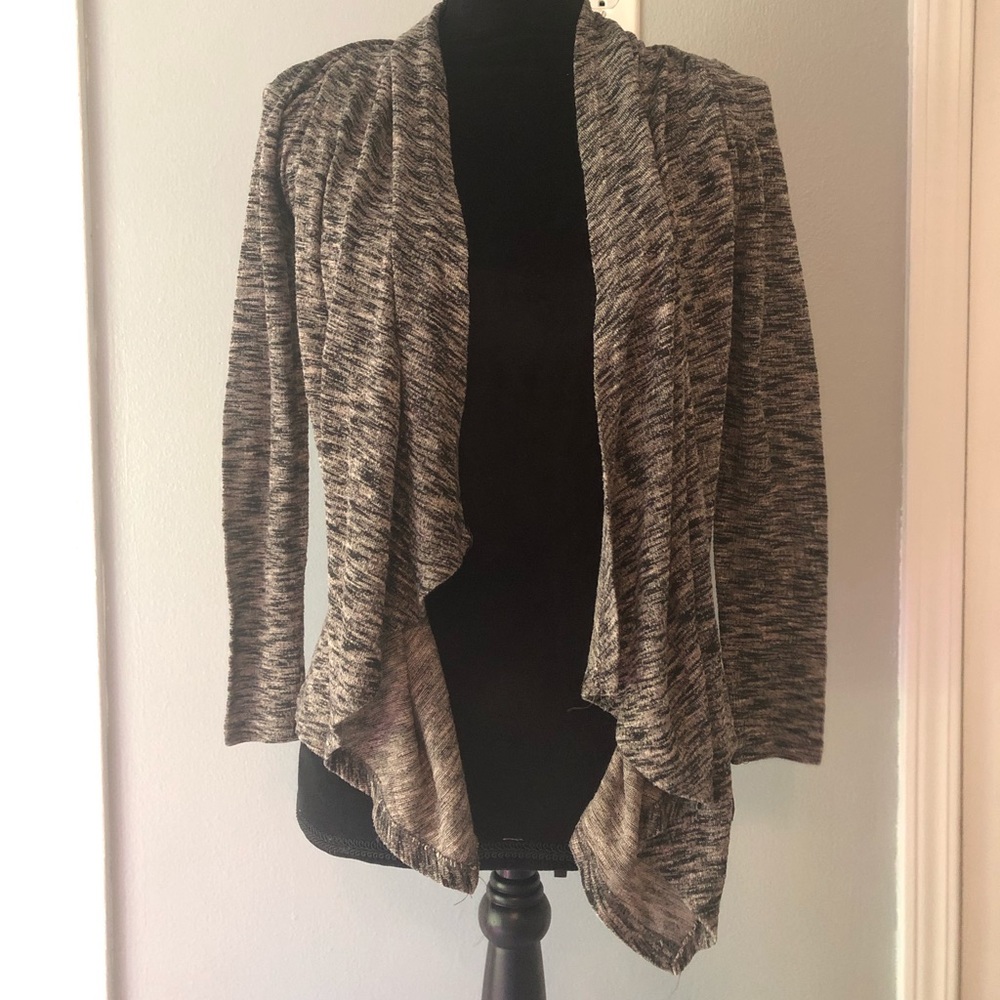 Medium & dark grey mix cardigan